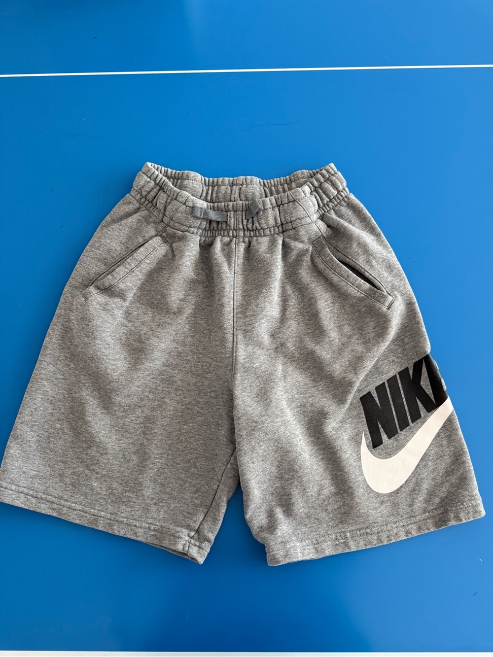 Nike Kids Gray Logo Sweat Shorts. Size XL. Perfect Condition.